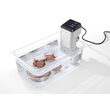 Aparat Sous-Vide Plus IPX7, capacitate pana la 80L, 2200 KW, optiune conectare Wi-Fi la aplicatie Android sau IOS cu 600 retete preincarcate, temperatura de la 5°C la 99°C, pas de 0.07°C, display digital cu ecran tactil de 4 inch, 130x145x(H)330 mm