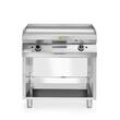Plita gratar pe gaz 700, HENDI, Kitchen Line, 2 zone de incalzire, fiecare cu 3 arzatoare, putere totala 10kW, 10kW, 800x700x(H)900mm