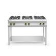Aragaz profesional pe gaz Hendi Kitchen Line cu 6 arzatoare Inox 28.5 kW 1200x700x(H)900 mm