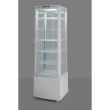 Vitrina frigorifica prezentare, alba,270lt, 556x526x(H)1913mm,230v 290w.
