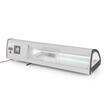 Vitrina sushi, 63 lt, pt 5 tavi GN1/3, interval temp 0-6 gr C, 160 W, geamuri glisante, corp inox, ARKTIC by Hendi, 1307x450x(H)330 mm