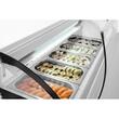 Vitrina sushi, 63 lt, pt 5 tavi GN1/3, interval temp 0-6 gr C, 160 W, geamuri glisante, corp inox, ARKTIC by Hendi, 1307x450x(H)330 mm