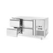 Masa frigorifica cu 4 sertare si unitate laterala, Arktic, Profi Line, 230V/250W, 1360x700x(H)858mm