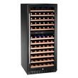 Racitor de vin, 2 zone,124 sticle, Arktic, 265L, Negru, 569x595x(H)1397mm