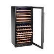 Racitor de vin, 2 zone,124 sticle, Arktic, 265L, Negru, 569x595x(H)1397mm