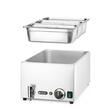 Set: Bain-marie HENDI Ranger cu robinet de scurgere + 3x GN 1/3 cu capac, HENDI, GN 1/1, 230V/1000W, 604x332x(H)242mm