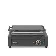 Grill Panini Hendi, striat pe partea superioara si inferioara, 2200W, negru