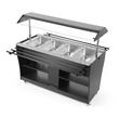 Carucior incalzire GN1/1 pentru bufet Hendi, capacitate 1490L, 2000w, 1490x765x(H)1370mm