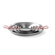 Tigaie Paella cu 2 manere ,34 cm diametru x 4 cm inaltime, din otel de inalta calitate, Hendi, , pentru echipamente pe gaz