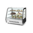 Vitrina rece pt prezentare, 120 lt, interval temp. 0-6 gr C, 160 W, corp inox, ARKTIC by Hendi, 707x570x(H)680mm, Clasa energetica B