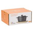 Set oala cu capac din fonta si suport din lemn, Cosy & Trendy by Hendi diametru 13.5 cm, 550 ml