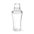 Shaker cocktail transparent, Hendi, 0.65 lt, Diametru 95 mm X 250 (H) mm