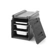 Cutie termoizolanta pentru transport / catering, 66 lt, pentru tavi GN 1/1, cu 5 santuri la distanta de 65 cm pentru tavile GN1/1, Hendi