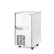 Masina cuburi de gheata, Master Frost & Hendi, otel inoxidabil, 28 kg/24 h, cub forma tip glont / 18 gr, 230 V/385 W, 400x460x(H)670 mm