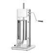 Aparat umplut carnati profesional, capacitate 5 kg, Hendi Profi Line, inox, 4 palnii incluse