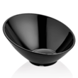 Bol înclinat din melamină, negru, 262x(h)138 mm Fine Dine 
