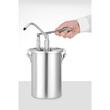 Recipient pentru sos din oțel inoxidabil cu distribuitor, HENDI, 4,5L, ⌀198x(H)360mm
