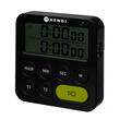 Timer digital dublu, HENDI, Negru, 82x20x(H)86mm