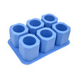 Forma din silicon durabil pentru cuburi de gheata tip pahar pentru shot, Hendi, 12.5x19x(H)6 cm, potrivita si pentru uz profesional