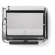Contact grill Panini, profesional, Hendi, 2200W, partea superioara si cea inferioara striate, din fonta cu invelis ceramic, suprafata grill 340 x 230 mm