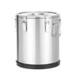 Container pentru transport alimentar, izolat din inox, Kitchen Line, 36L, ø380x(H)455mm