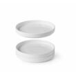 Platou cu margine înaltă Oslo, HENDI, albă, ⌀280x(H)26mm