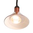 Lampa de caldura conica, finisaj cupru ø275x(H)250 mm, 230V, 250W