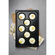 Tava pentru oua, cu invelis antiaderent CONVECTOMAT EGGPLATE, HENDI, GN 1/1, Negru, 530x325x(H)26mm
