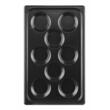 Tava pentru oua, cu invelis antiaderent CONVECTOMAT EGGPLATE, HENDI, GN 1/1, Negru, 530x325x(H)26mm