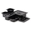 Tava profesionala Gastronorm 1/3 policarbonat negru  7.8litri, 325x176x(H)200 mm Hendi