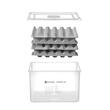 OVOBOX 120 HENDI - recipient oua GN2/3 + 8 tavi pentru oua, 18L, 355x325x(H)200mm