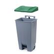 Container de gunoi, HENDI, 120L, Gri deschis, 510x425x(H)875mm
