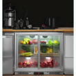 Vitrina frigorifica bar 198L cu doua usi glisante 900x520x(H)835 mm, negru, Barmatic 