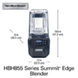 Blender cu protectie fonica Summit® Edge HBH855-CE, Hamilton Beach Commercial