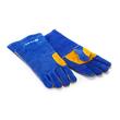 Manusi termorezistente din piele HENDI albastre set 2 buc lungime 410 mm