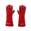 Manusi termorezistente din piele HENDI rosii set 2 buc lungime 410 mm