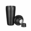 Shaker Cobbler 3 parti, Bar up, Negru, ø85x(H)240mm