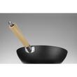 Wok cu maner din lemn Ø 32 cm (H) 100mm otel carbon
