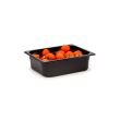 Tava profesionala Gastronorm 1/2 policarbonat negru - 12.5L 325x265x(H)200mm Hendi rezistent la temperatura -40? to 110?C