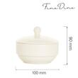 Zaharniță cu capac Crema Fine Dine, Crema