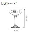 Pahar pentru sampanie Sofia 235 ml, LAV