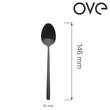 Lingură de ceai Amarone Black, OVE, 146 mm
