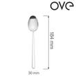 Lingură de desert Amarone, OVE, 184 mm