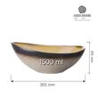 Bol oval Topaz, 240mm Fine Dine 