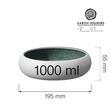 Bol Goro White Green 195 mm, 1000 ml Fine DIne