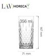 Pahar Edinburgh long drink 356 ml, LAV