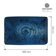 Farfurie dreptunghiulară Iris 300x200 mm Fine Dine 
