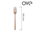 Furculiță de desert Amarone Bronze, OVE, 184 mm