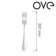 Furculiță de masă Baguette, OVE, 207 mm