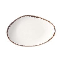 Farfurie forma organica Vanilla, 350x210 mm Fine Dine 